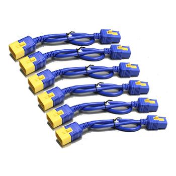 APC Stromkabel - IEC 60320 C19 zu IEC 60320 C20 - Blau - für P/N: SMT2200I-AR,  SMT2200R2I-AR,  SMT3000I-AR,  SMT3000R2I-AR,  SMX3000HVTUS,  SRT10RMXLIX806 (AP8716SX593)