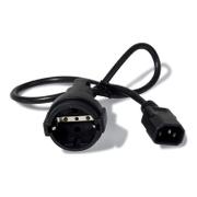 APC Power Cord, C14 to CEE 7/7 Schuko, 0.6m