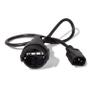 APC Power Cord, C14 to CEE 7/7 Schuko, 0.6m (AP9880)