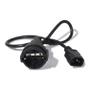 APC Power Cord, C14 to CEE 7/7 Schuko, 0.6m (AP9880)