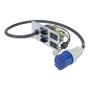 APC Symmetra RM 230V backplate kit w/(2) IEC320 C19 and (1) IEC 60309