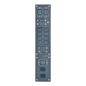 APC Service Bypass Panel - 230V, 32A, BBM, IEC320 C20/HW Input, IEC-320 Output - (2) C19 (8) C13 (SBP5000RMI2U)