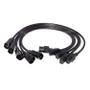 APC Power Cord Kit (5 ea), C13 to C14, 0.6m