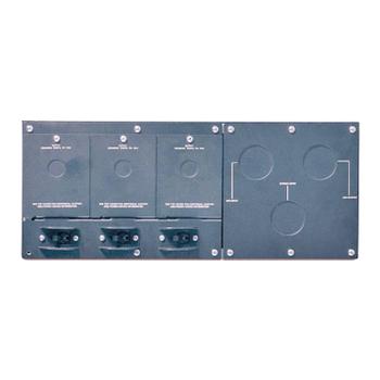 APC C Service Bypass Panel- 230V, 100A, MBB, Hardwire input, (3) 30A Hardwire Output (SBP16KRMI4U)