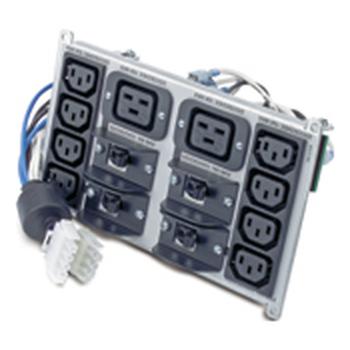 APC SYMMETRA RM 220-240V BACKPLATE KIT W/8 IEC320 C13/ 2 IEC320 C19 NS (SYPD4)