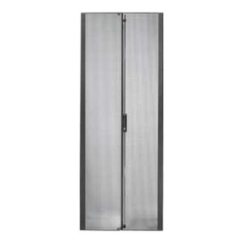 APC NetShelter SX 48U 750mm Wide Perforated Split Doors Black (AR7157)