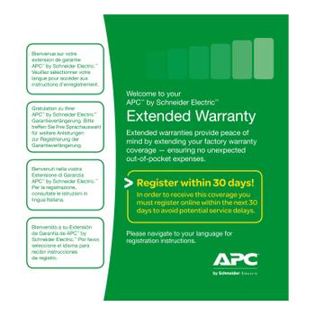 APC Service Pack 1 Year Warranty Extension (for new product purchases) (WBEXTWAR1YR-SP-01)