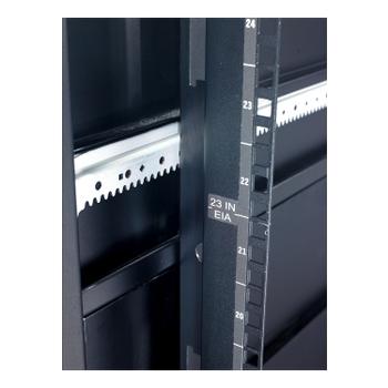 APC NetShelter SX 42U, 23'' EIA Mounting Rails for 750-mm Wide Enclosures,  Square Holes Qty 4 (AR7510)