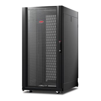 APC NetShelter AV Enclosure with Sides and 10-32 Threaded Rails - Schrank - Schwarz - 24U (AR3814)