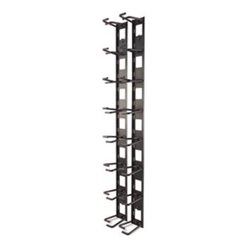 APC Vertical Cable Organizer,  8 Cable Rings, Zero U (AR8442              )