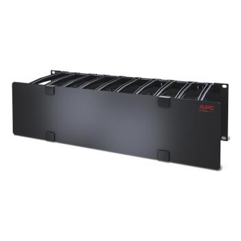 APC 3U Horizontal Cable Manager, 6'' Fingers top and bottom (AR8605)