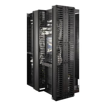 APC Valueline,  Vertical Cable Manager for 2 & 4 Post Racks, 84''H X 6''W, Single-Sided with Door (AR8715)