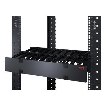 APC 2U Horizontal Cable Manager, 6'' Fingers top and bottom (AR8606)