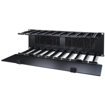 APC 3U Horizontal Cable Manager, 6'' Fingers top and bottom (AR8605)