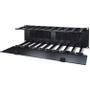 APC 3U Horizontal Cable Manager, 6'' Fingers top and bottom (AR8605)