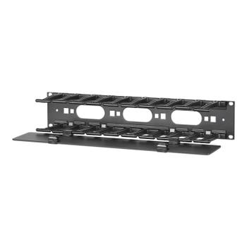 APC Horizontal Cable Manager, 2U x 4'' Deep, Single-Sided with Cover (AR8600A)