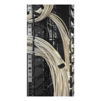 APC Valueline,  Vertical Cable Manager for 2 & 4 Post Racks, 84''H X 6''W, Single-Sided with Door (AR8715)