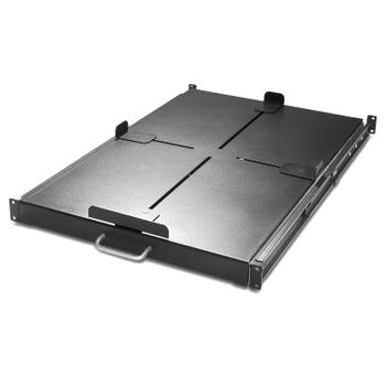 APC HEAVY DUTY SLIDING SHELF 185LB/ 84KG - BLACK NS (AR8128BLK)