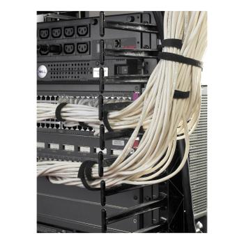 APC Valueline,  Vertical Cable Manager for 2 & 4 Post Racks, 84''H X 6''W, Single-Sided with Door (AR8715)