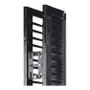 APC Valueline,  Vertical Cable Manager for 2 & 4 Post Racks, 84''H X 6''W, Single-Sided with Door (AR8715)