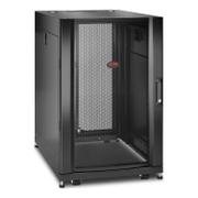 APC NetShelter SX - Schrank Netzwerkschrank - Schwarz - 18U - 48.3 cm (19") - TAA-konform - für P/N: SMTL1500RM3UC, SMTL1500RMI3UC, SRT2200RMXLAUS, SRTL3KRM1UC, SRTL3KRM1UNC