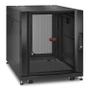 APC NetShelter SX - Schrank Netzwerkschrank - Schwarz - 12U - 48.3 cm (19") - TAA-konform - für P/N: SMTL1500RM3UC, SMTL1500RMI3UC, SRT2200RMXLAUS, SRTL3KRM1UC, SRTL3KRM1UNC