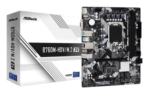 ASROCK B760M-HDV/ M.2 DDR4 (90-MXBL40-A0UAYZ)