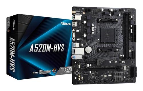 ASROCK Amd A520 Socket Am4 Micro Atx (A520M-HVS)