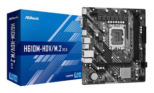 ASROCK Intel H610 Lga 1700 Micro Atx (H610M-HDV/M.2 R2.0)