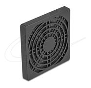 DELOCK Fan Grill with Dust Filter 80 x 80 mm black