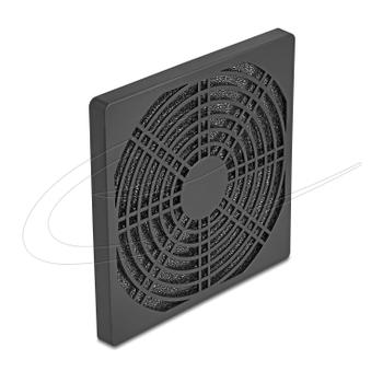 DELOCK Fan Grill with Dust Filter 120 x 120 mm black (67313)