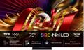 TCL C8L 75” SQD-Mini LED Smart-TV (2026) Google TV, 144 Hz, Dolby Vision og Atmos, lyd fra Bang & Olufsen, VRR, FreeSync Premium
