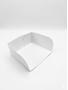 ARISTO Kakeskuff 3-sidet 12x13x6cm hvit (1000)