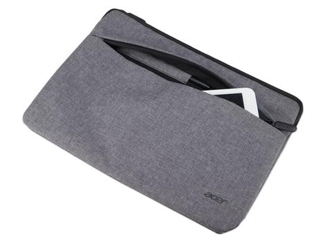 ACER 11.6inch Protective Sleeve Dual Tone Light Gray with front pocket BULK PACK (NP.BAG1A.296 $DEL)
