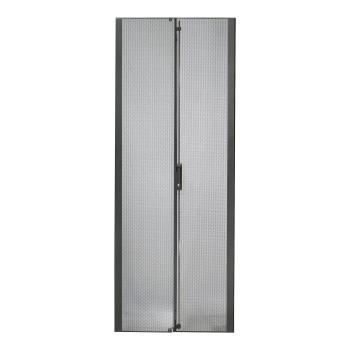 APC NETSHELTER SX 42U 600MM WIDE PERFORATED SPLIT DOORS BLACK ACCS (AR7100)