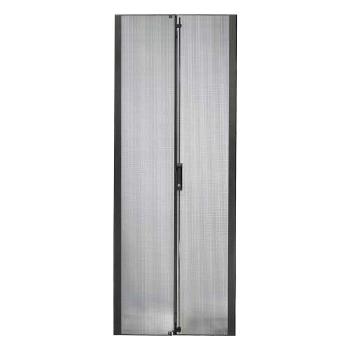 APC NETSHELTER SX 42U 750MM WIDE PERFORATED SPLIT DOORS BLACK ACCS (AR7150)