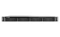 QNAP 1U 4-bay 3.5inch+2xE1.S rackmount NAS Intel 4-core CPU 8GBDDR5 SODIMM RAM max 1x 16GB