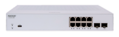 Ruckus Wireless CommScope Ruckus Switch Full Managed Layer2 10 Port • 8x 1 GbE • 2x SFP • Advanced Layer 2 • PoE Budget 124 W • ICX8100-08P