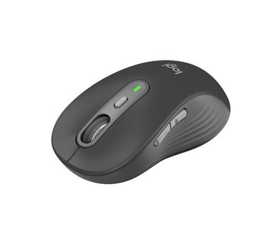LOGITECH Signature M750 - Mus - optisk - 6 knappar - trådlös - 2.4 GHz, Bluetooth - Logi Bolt USB-mottagare - grafit (910-007509)