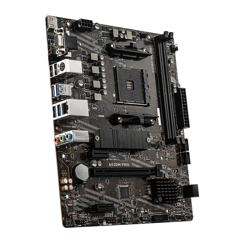 MSI - A520M PRO - hovedkort - mikro ATX - Socket AM4 - AMD A520