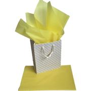 WhiteLabel Silkepapir 75x50cm 14g lysegul 24ark