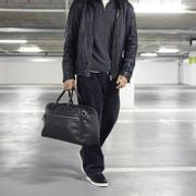 Markberg Theodore Weekendtaske XL Sort Zero Waste Leather