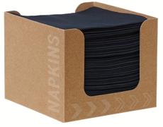 DUNI Dunisoft servietter 20x20cm sort 50stk