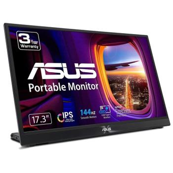 ASUS LCD ASUS 17.3"" MB17AHG ZenScreen Portable USB-C Monitor 1920x1080p IPS 144Hz Matte Panel Kickstand (90LM08PG-B01170)