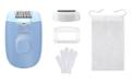 PHILIPS Epilator Series 4000 med ledning Epilator med LED-lys, massasjehode og to hastighetsinnstillinger