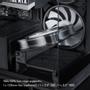 CHIEFTEC Aquarium tower case, 4 x 14cm ARGB fan pre-installed (GX-30B-OP)