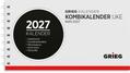 GRIEG Kombikalender GRIEG 2027 spiral