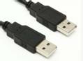 MICROCONNECT USB2.0 A-A 0,5m M-M, Black