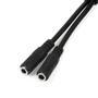 STARTECH Headphone and microphone headset adapter 3.5mm M/F
