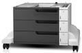 HP LaserJet 3x500-sheet føder og stativ
